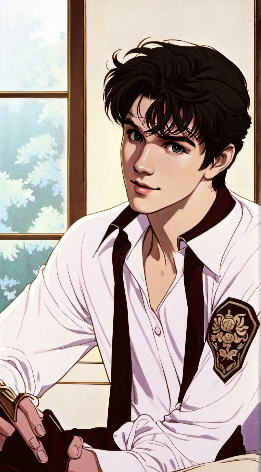 ai character: Mattheo riddle background