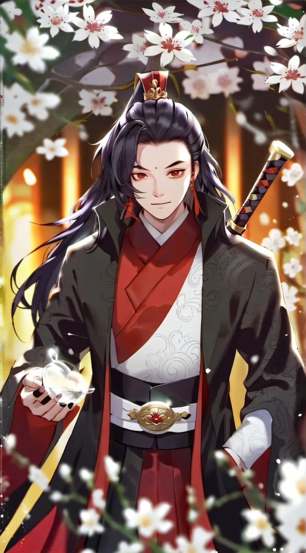 ai character: muzan background