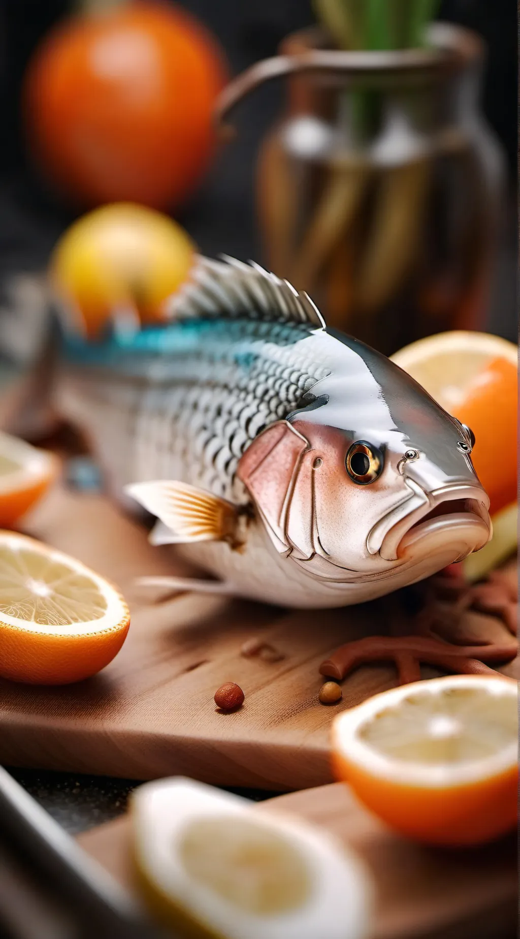 ai character: dumb fish background