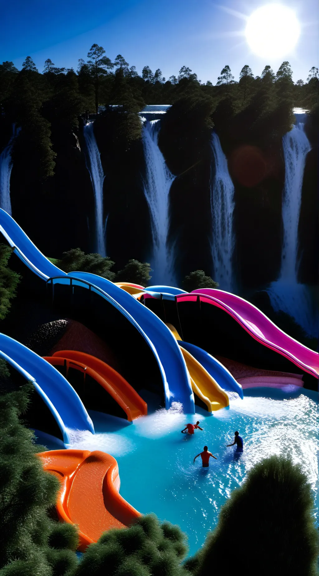 ai character: Aphmauatawaterpark background