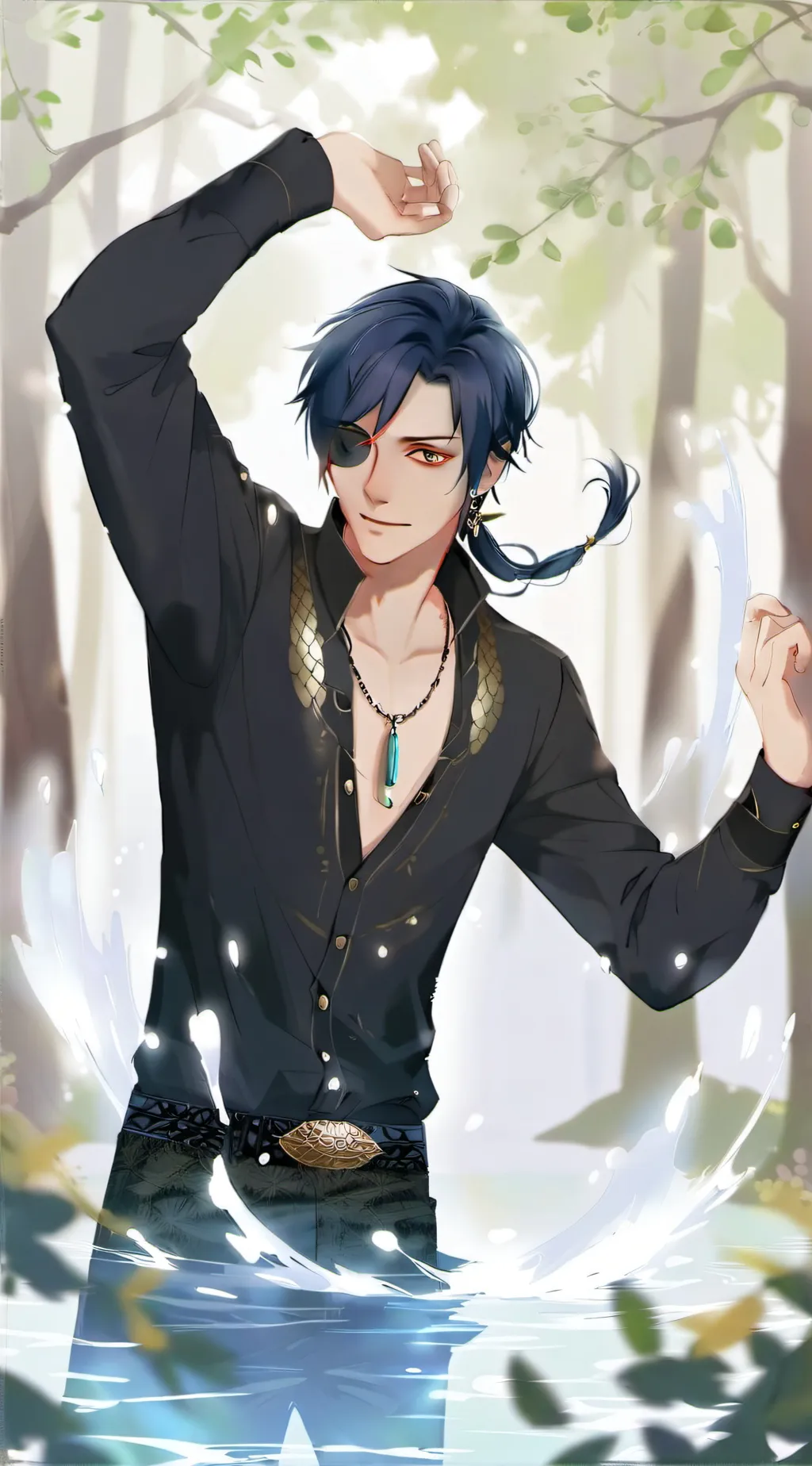 ai character: milo ✨️ background