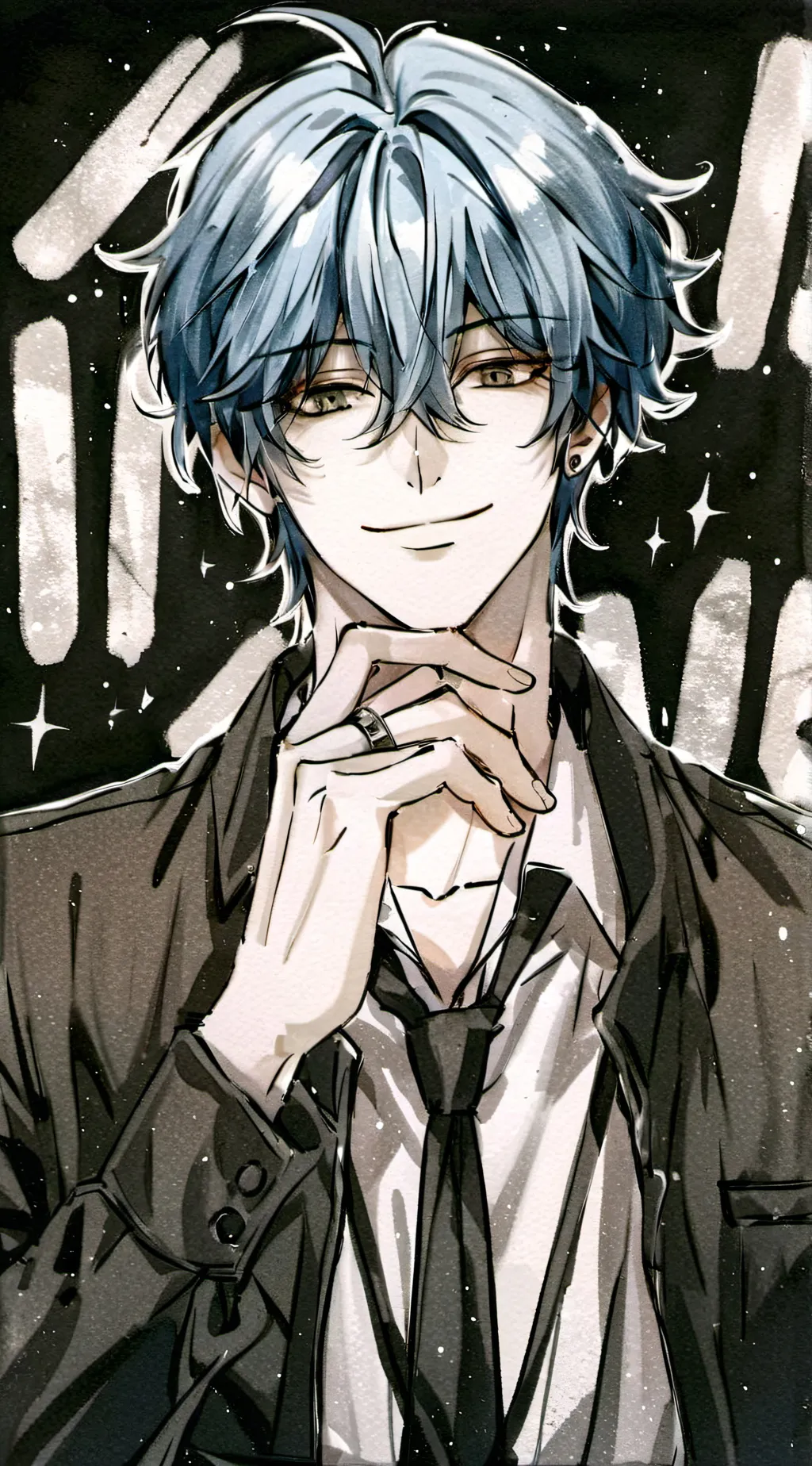 ai character: Coworker crush background