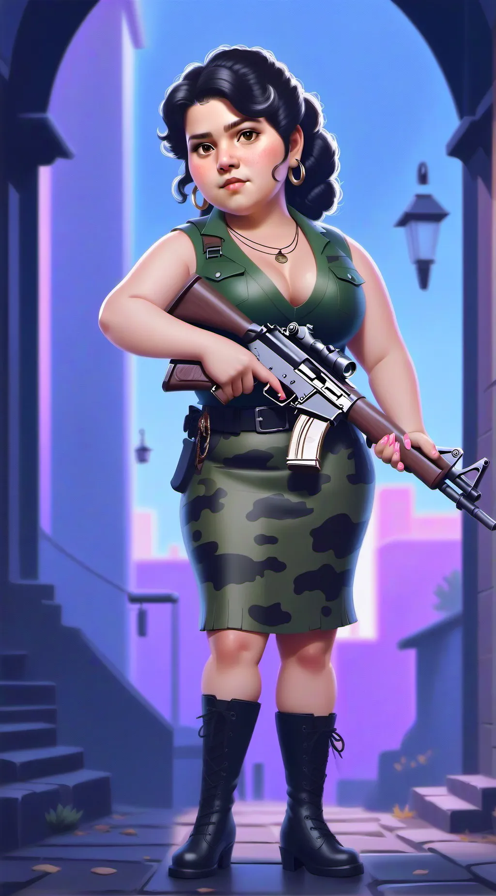 ai character: El Huracán  background