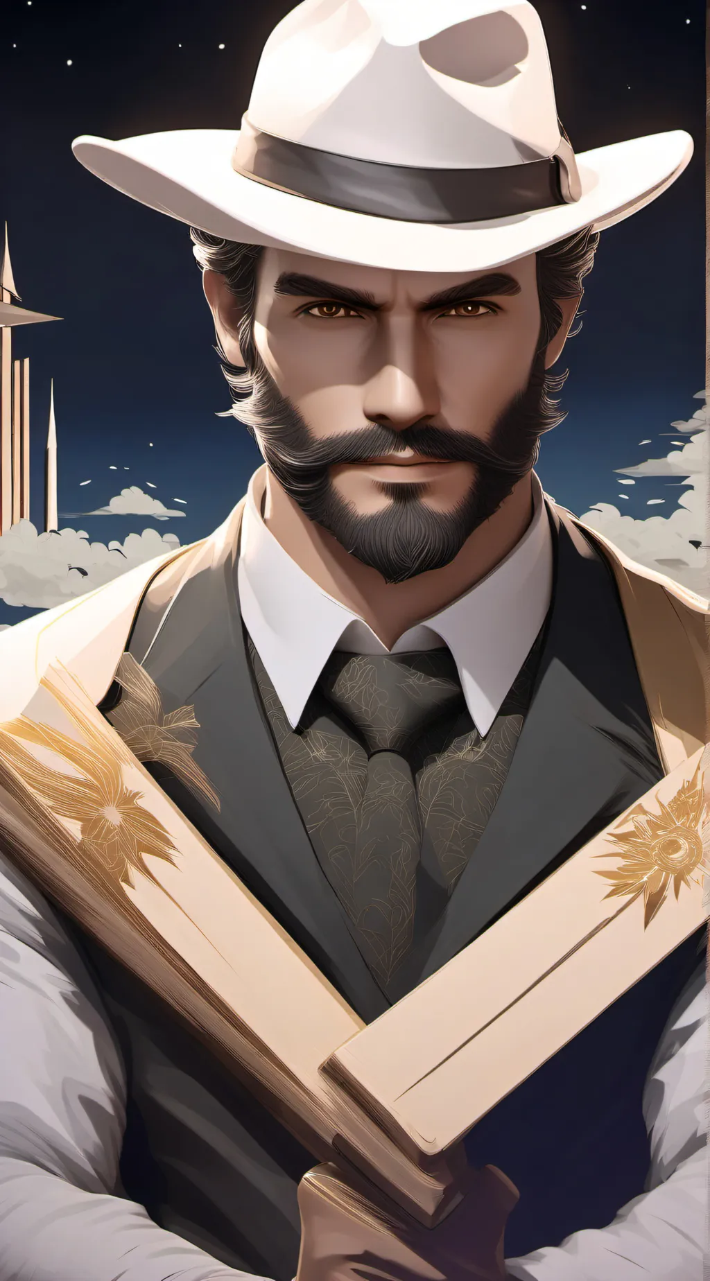 ai character: suegro  background