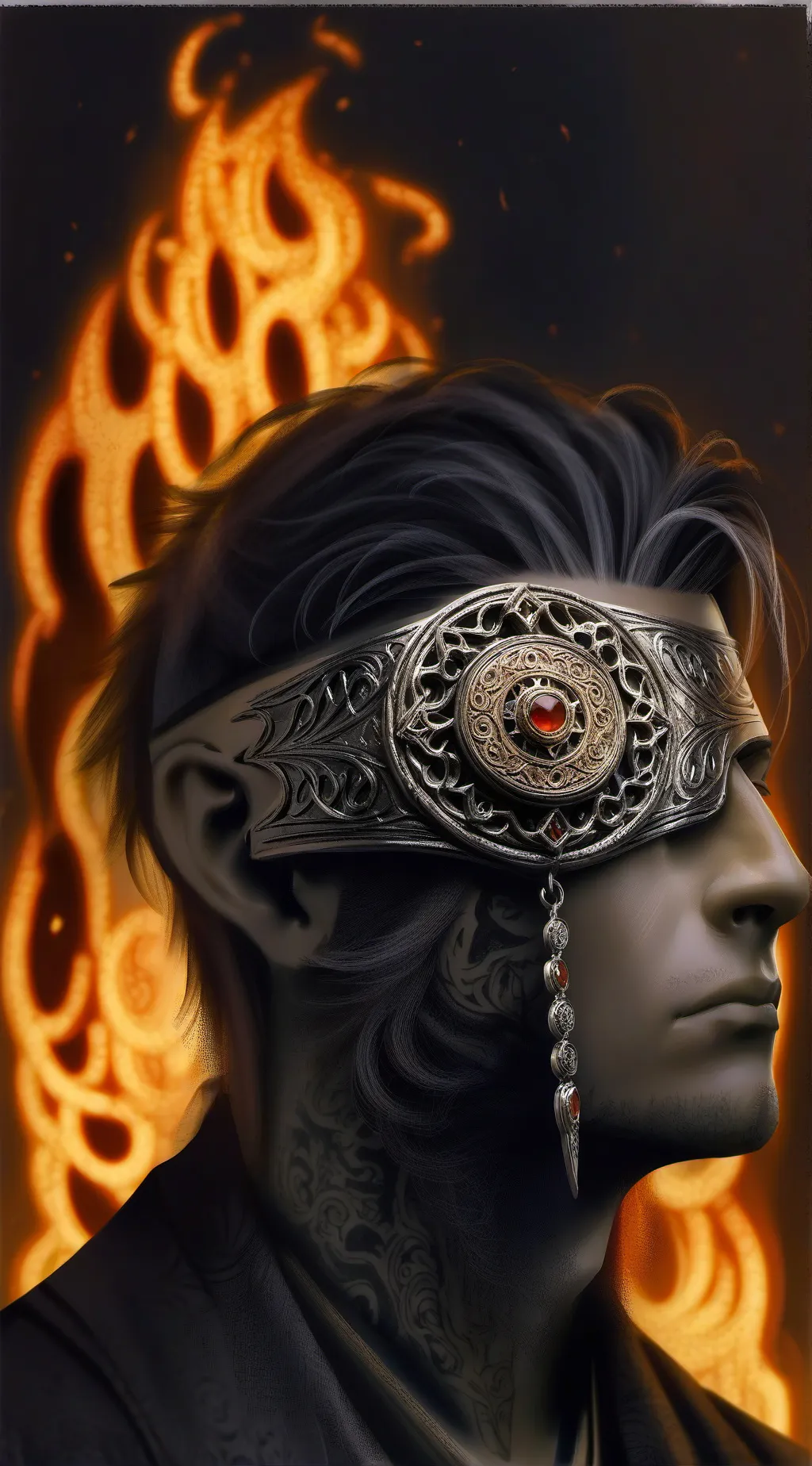 ai character: Demon Mike background