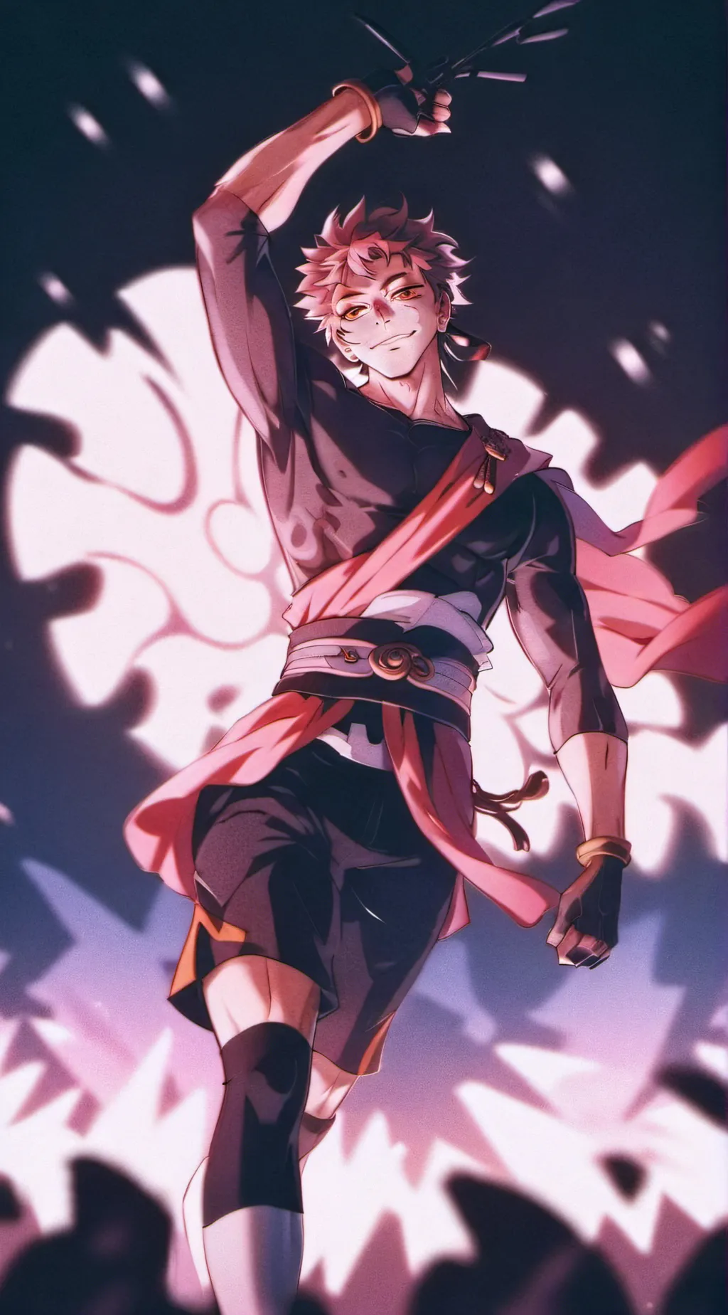 ai character: zombies + jjk background