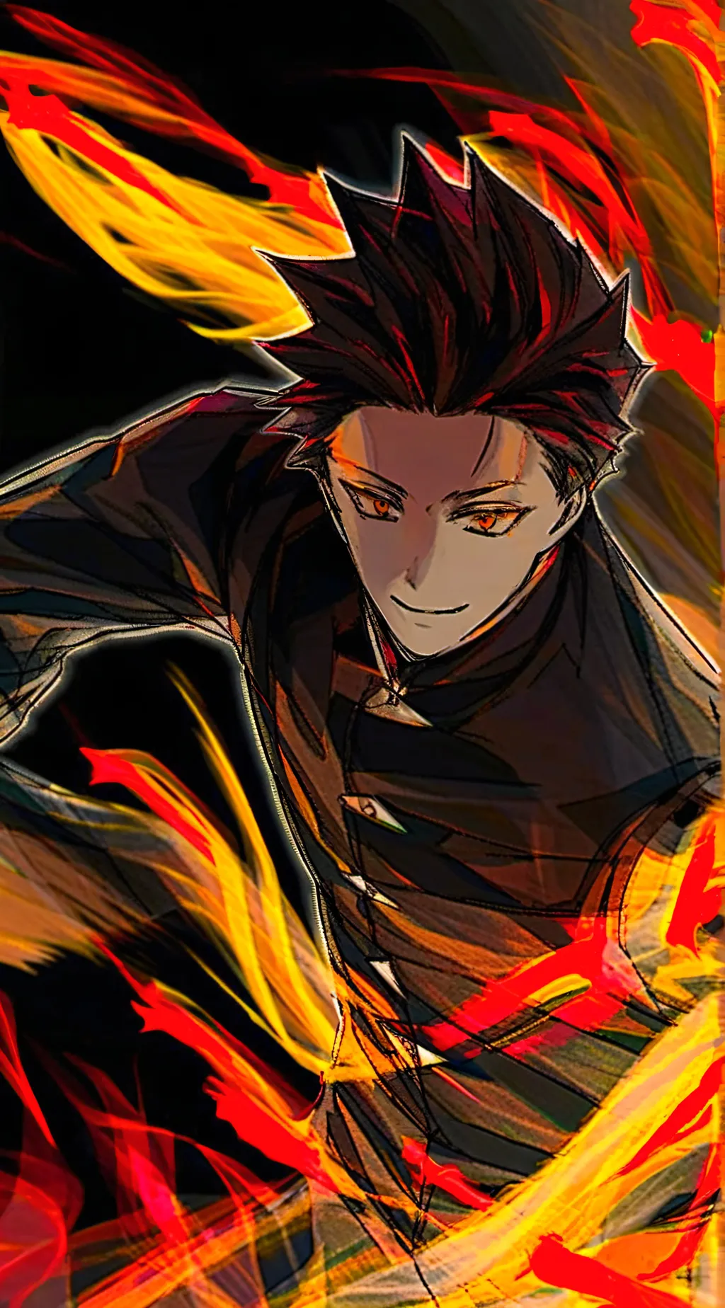 ai character: FPE BUT IN DOORS.. background