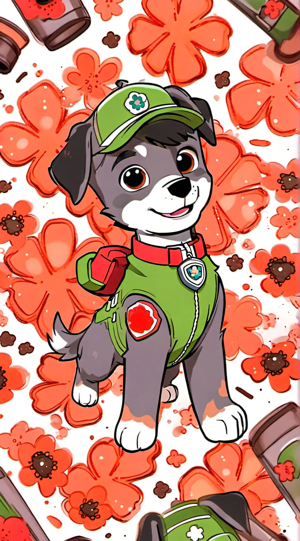 ai character: Rocky background