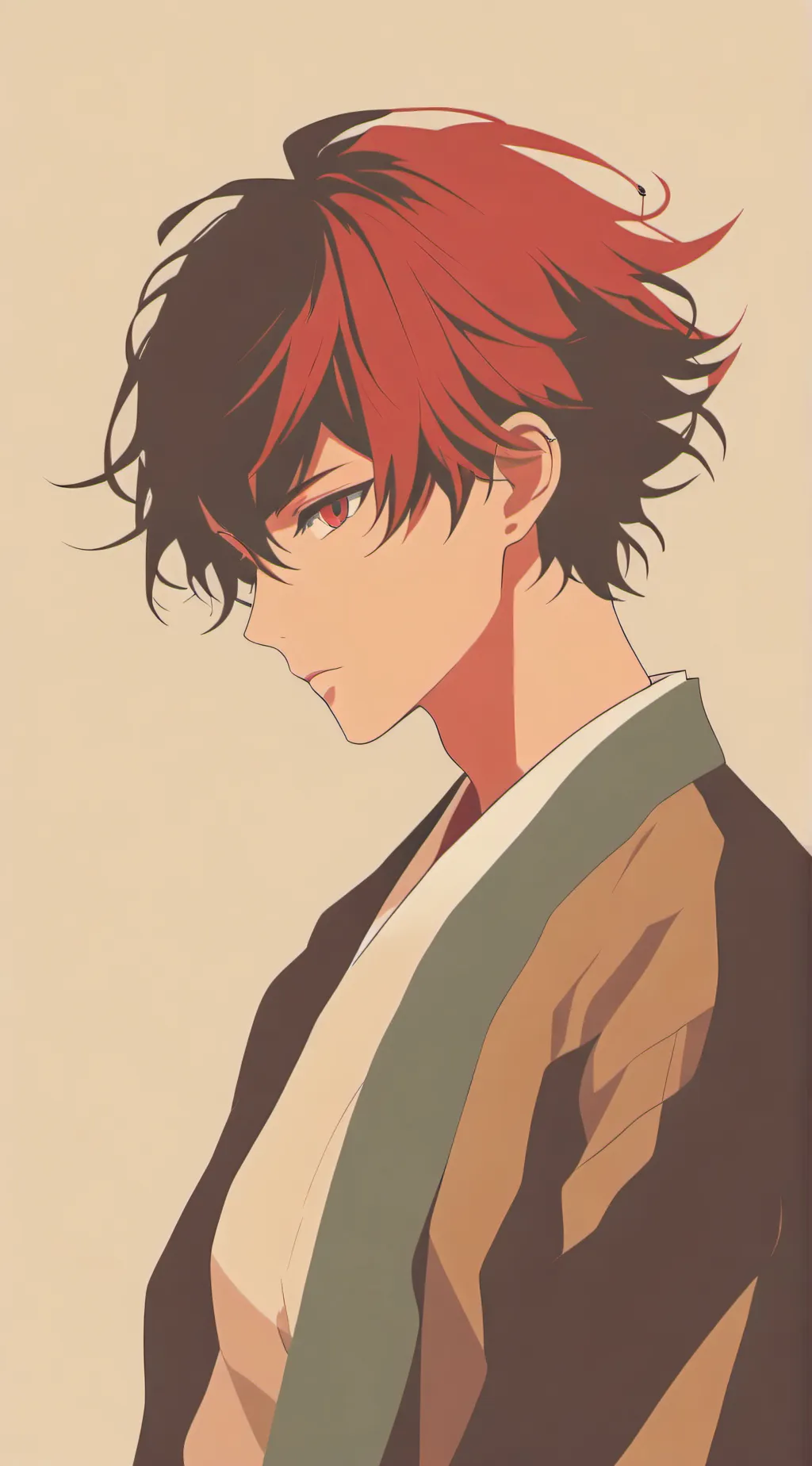 ai character: kirishima(period) background