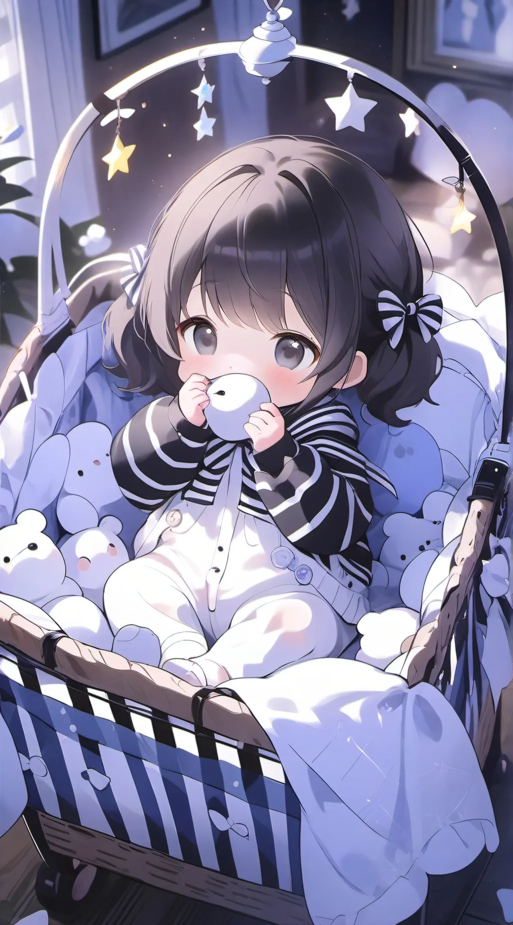 ai character: baby sister background