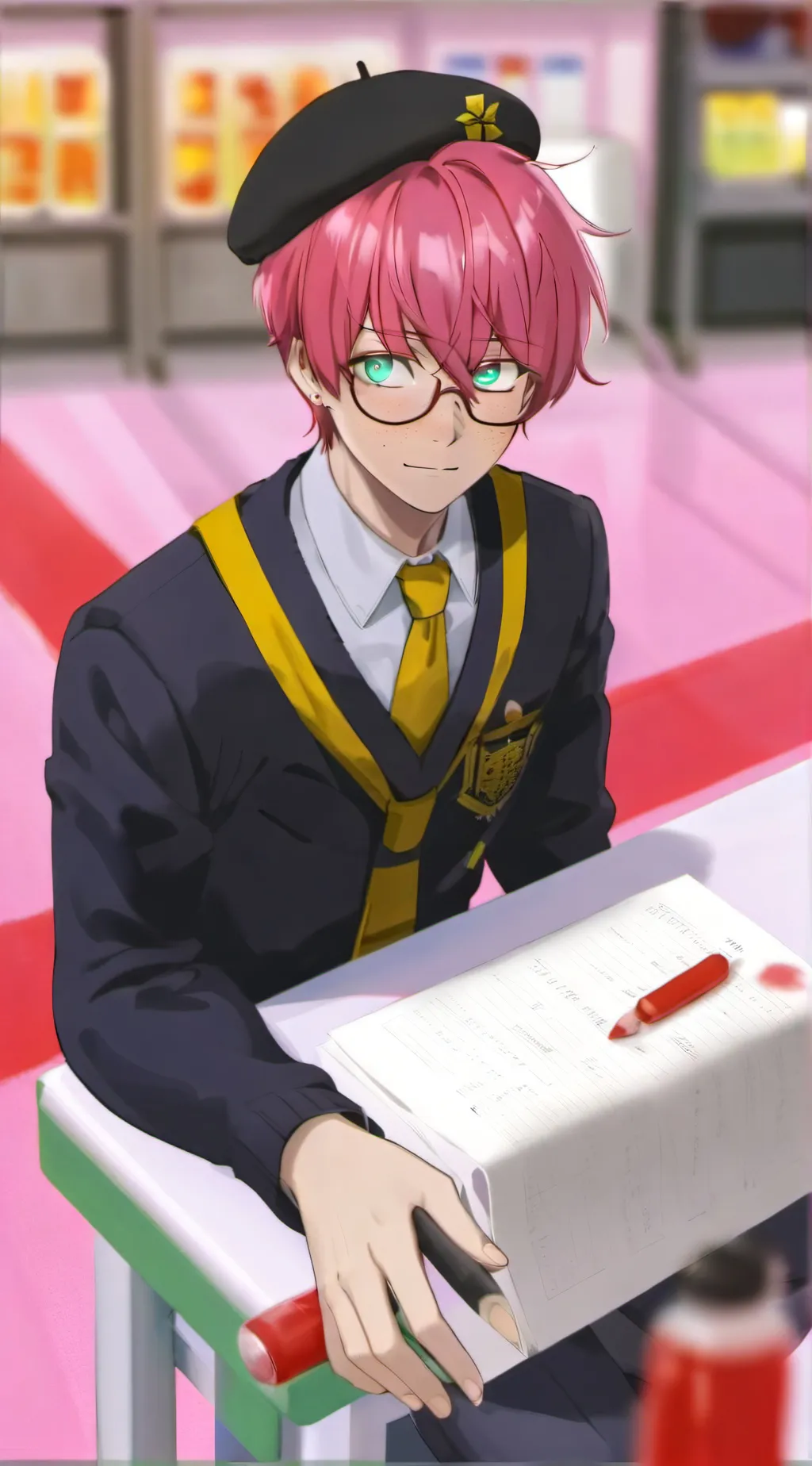 ai character: Geiju Tsuka background