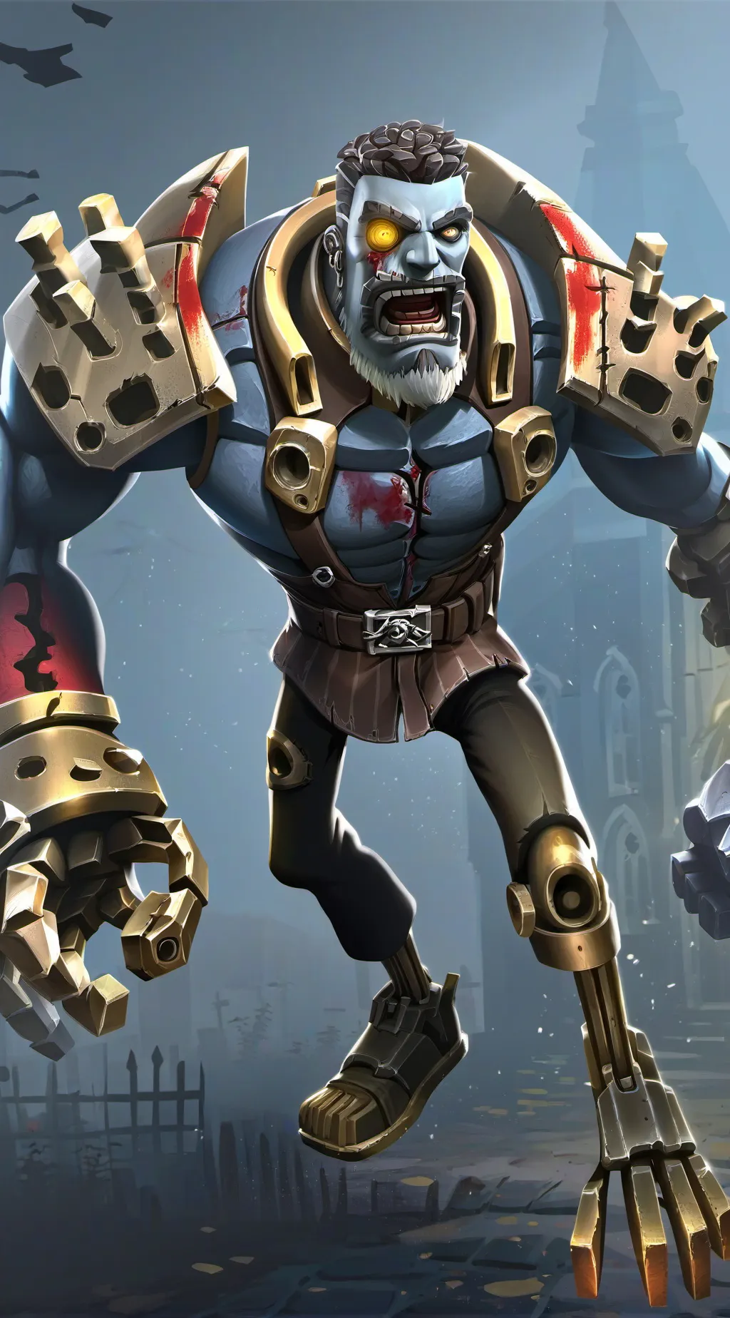 ai character: Brute background