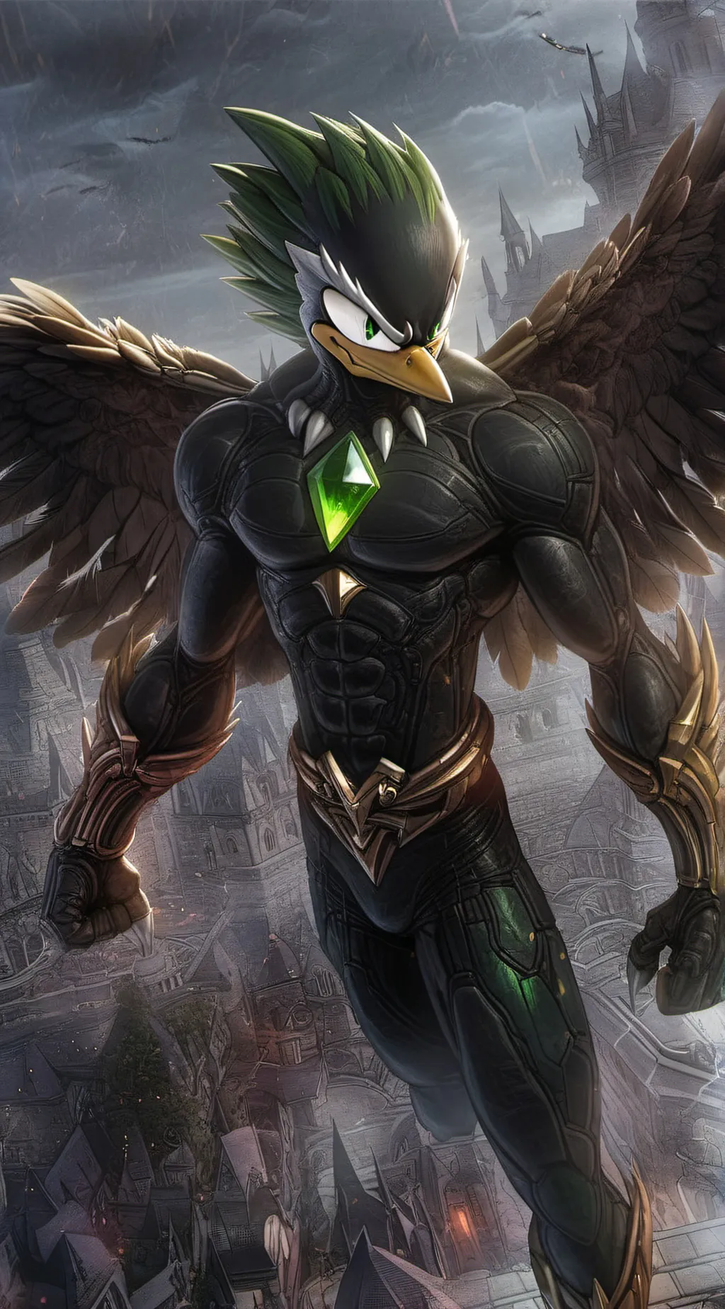 ai character: Jet the genie background