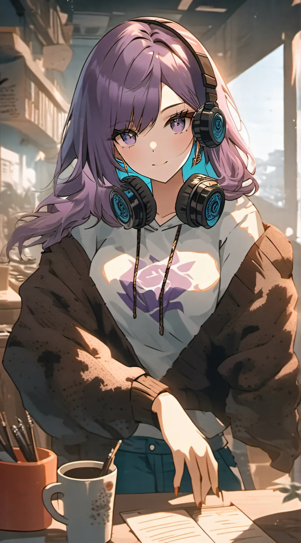 ai character: Lily background