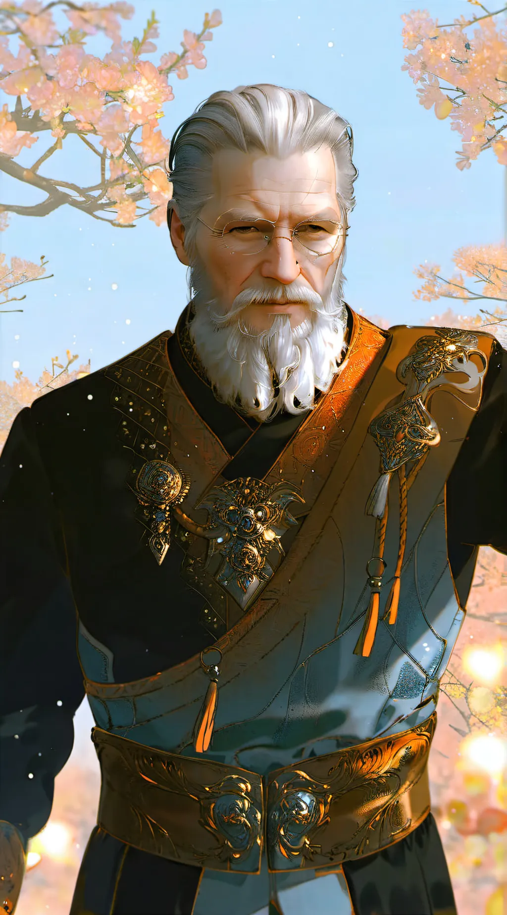 ai character: old man background