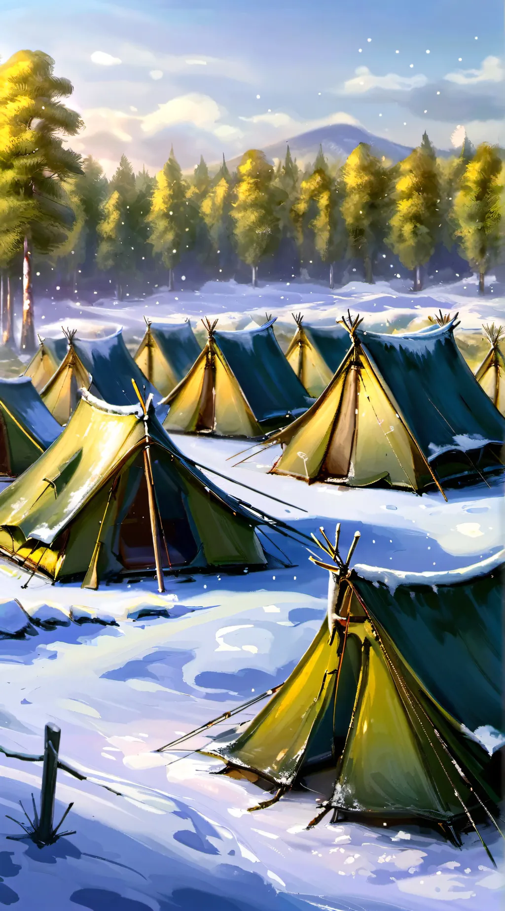 ai character: Piggy~Camp~ background