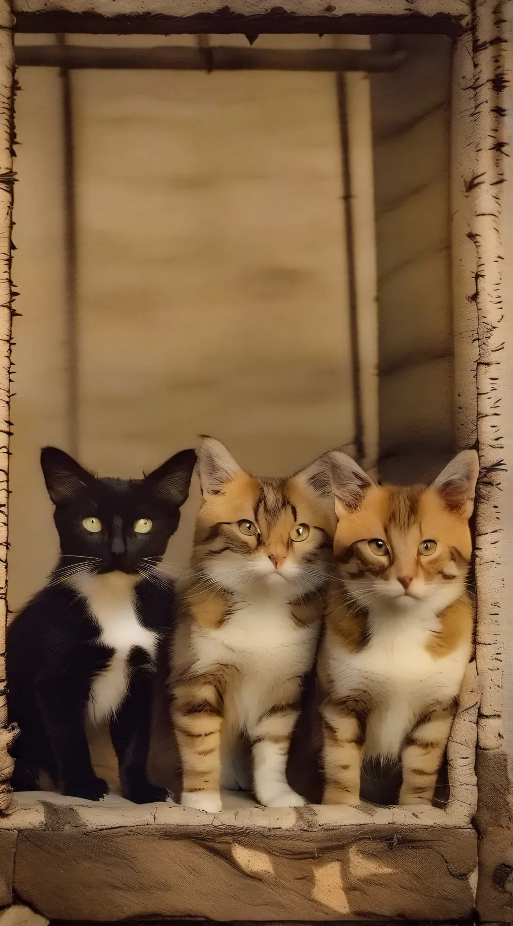 ai character: Snowy , autumn  background