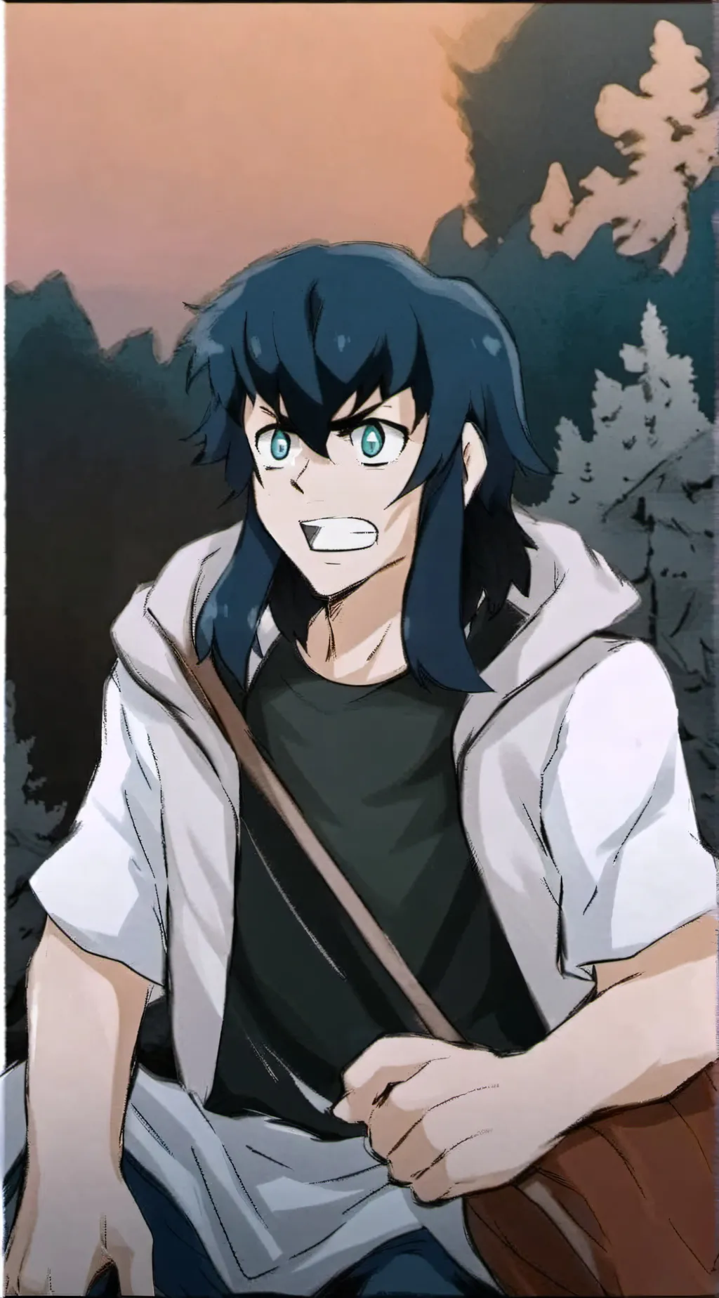 ai character: Inosuke background