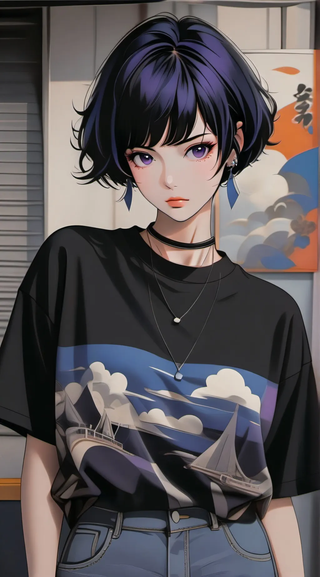 ai character: Luna background