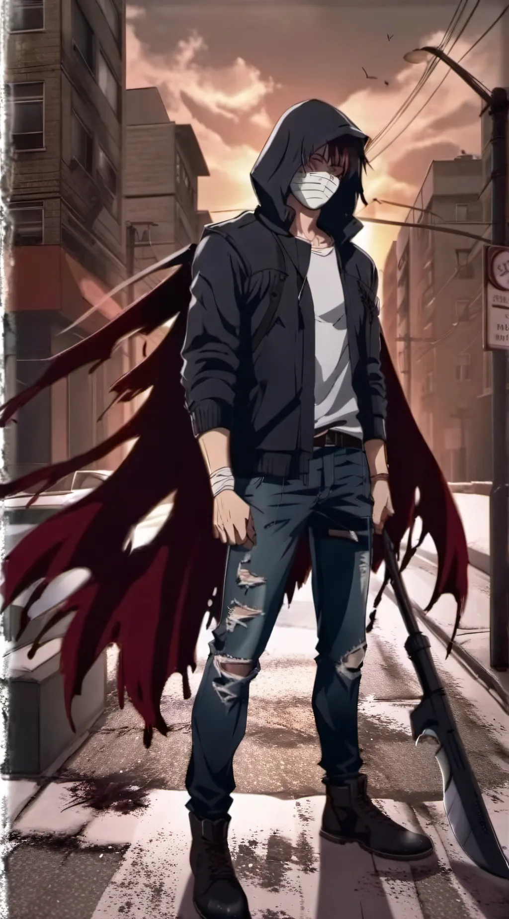 ai character: zack foster background