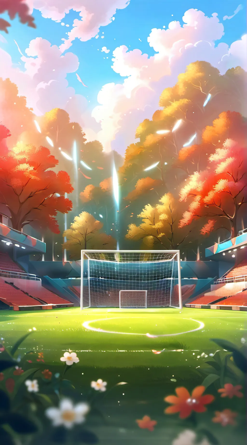 ai character: soccer academy background