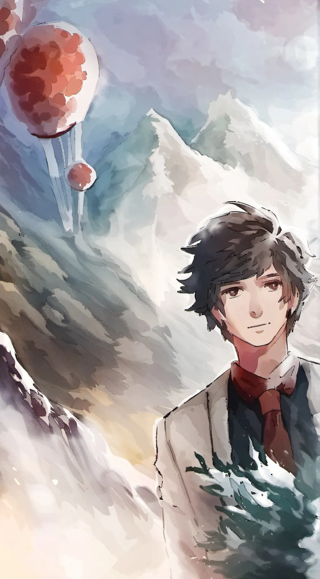 ai character: Garden of banban7 background