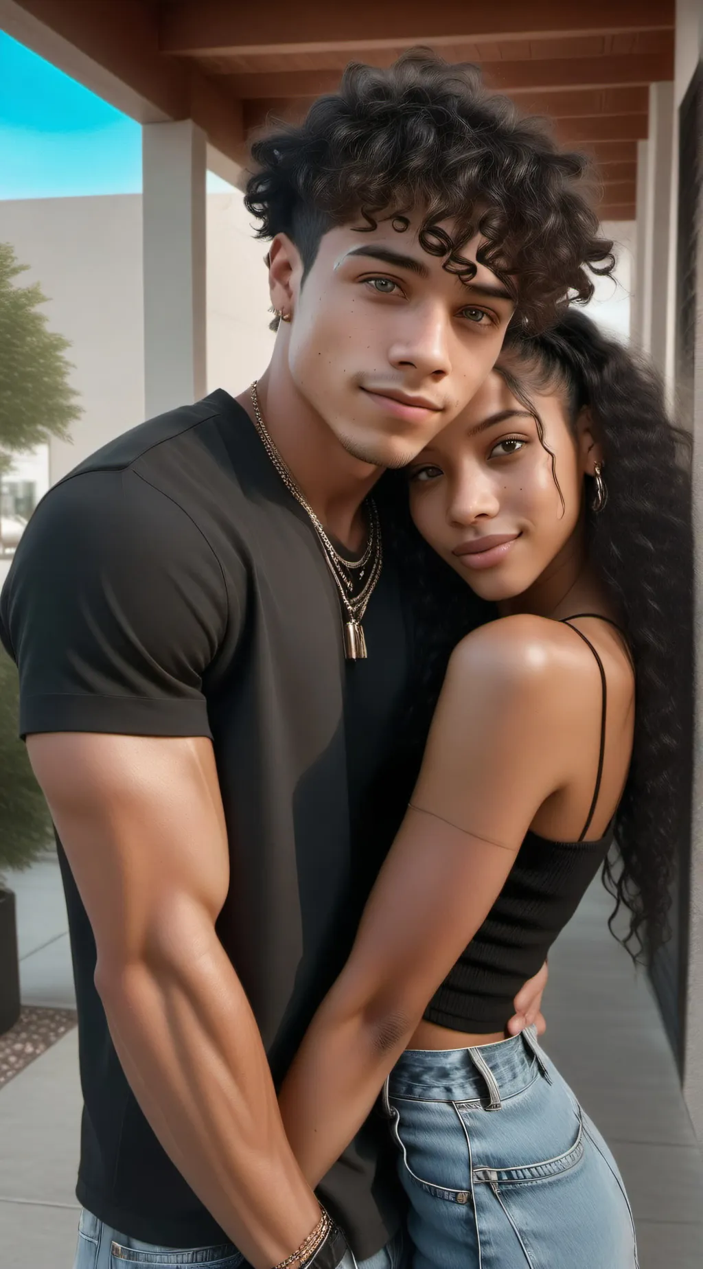 ai character: Sky Jade⭐️💗🎧 background