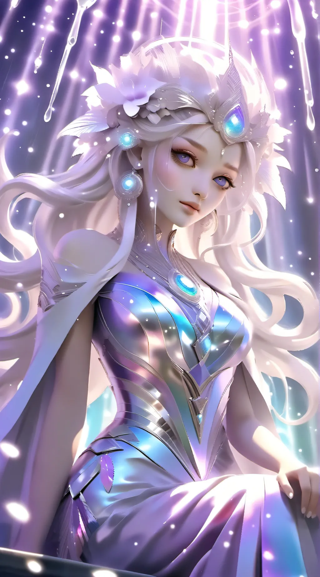 ai character: Aurora background