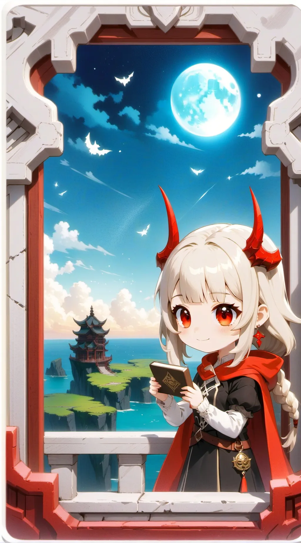 ai character: Get ready background