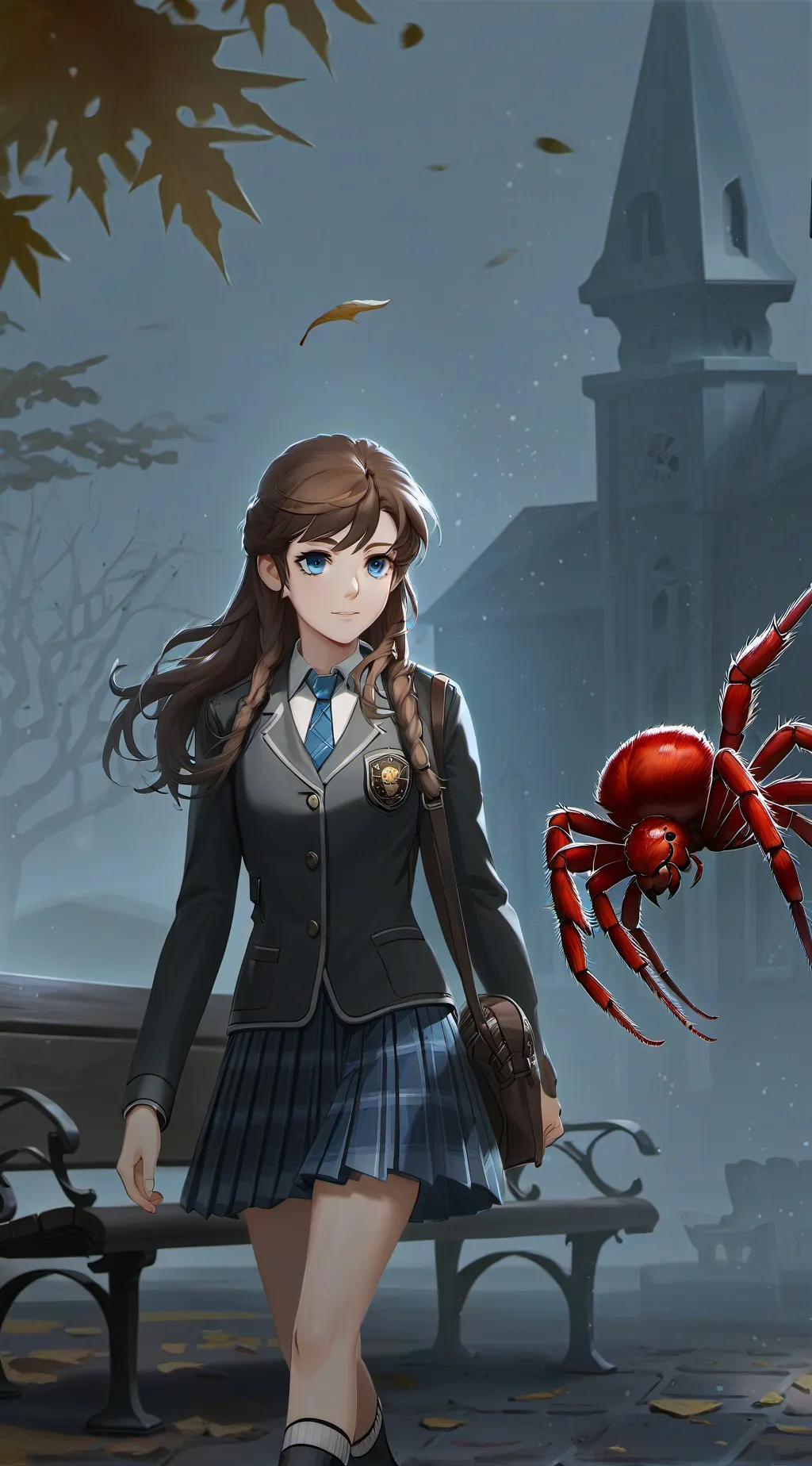 ai character: Rose background