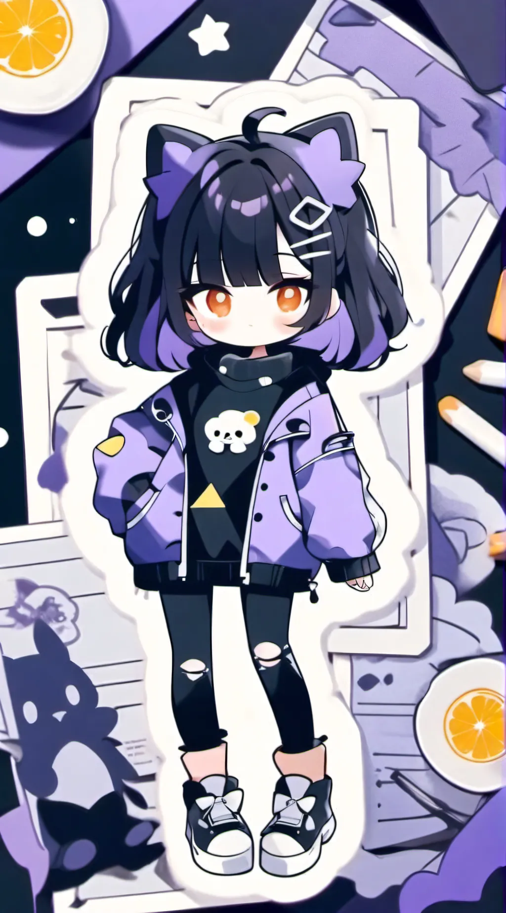 ai character: Aphmau and Friends background