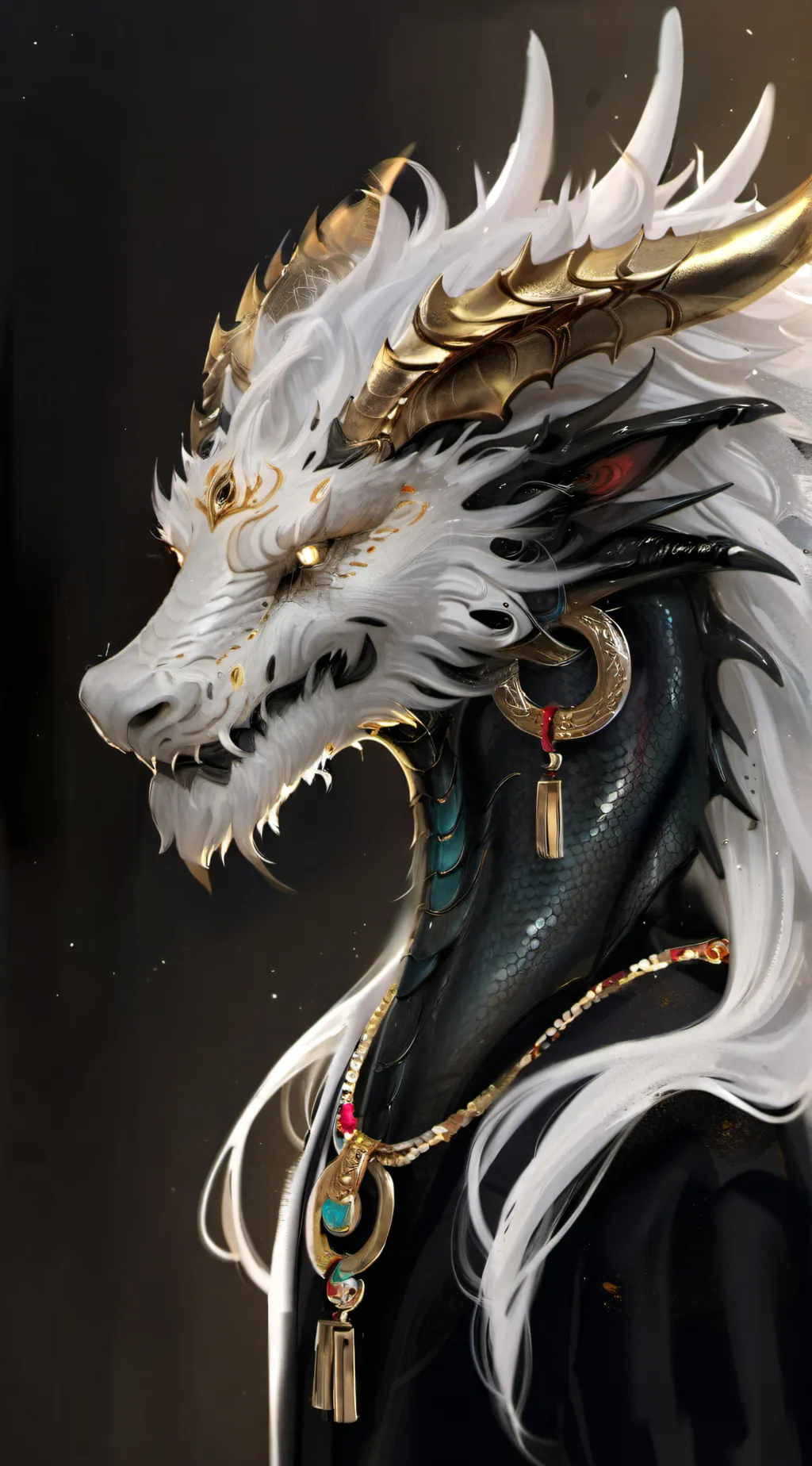 ai character: darkness star background