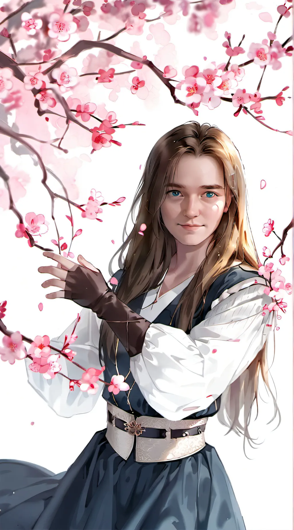 ai character: Sakura background