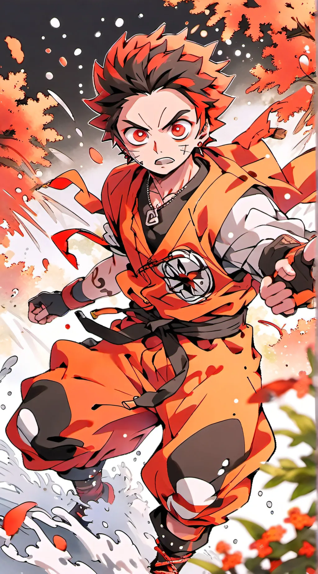 ai character: If I were a fight background