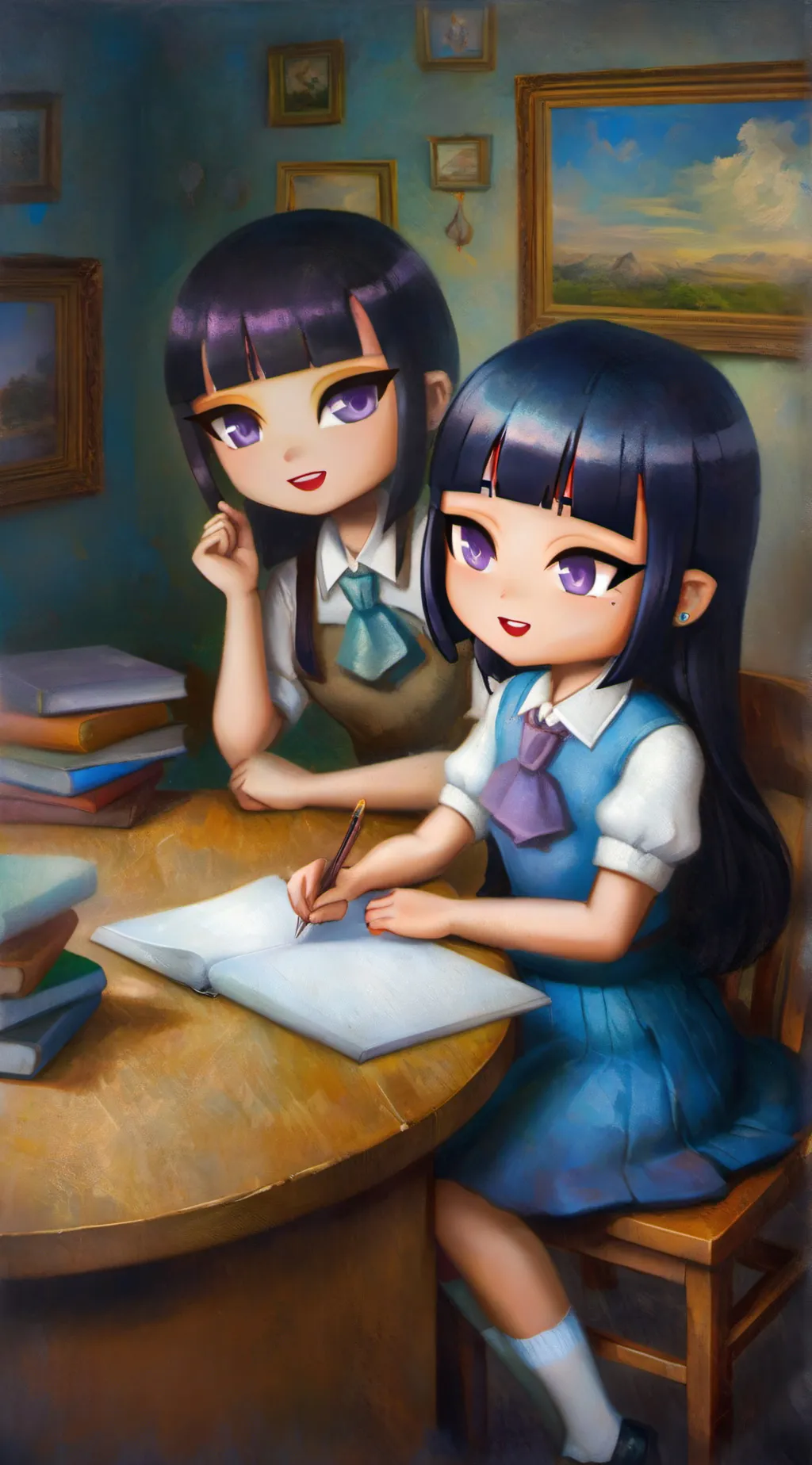 ai character: Power HighSchool background