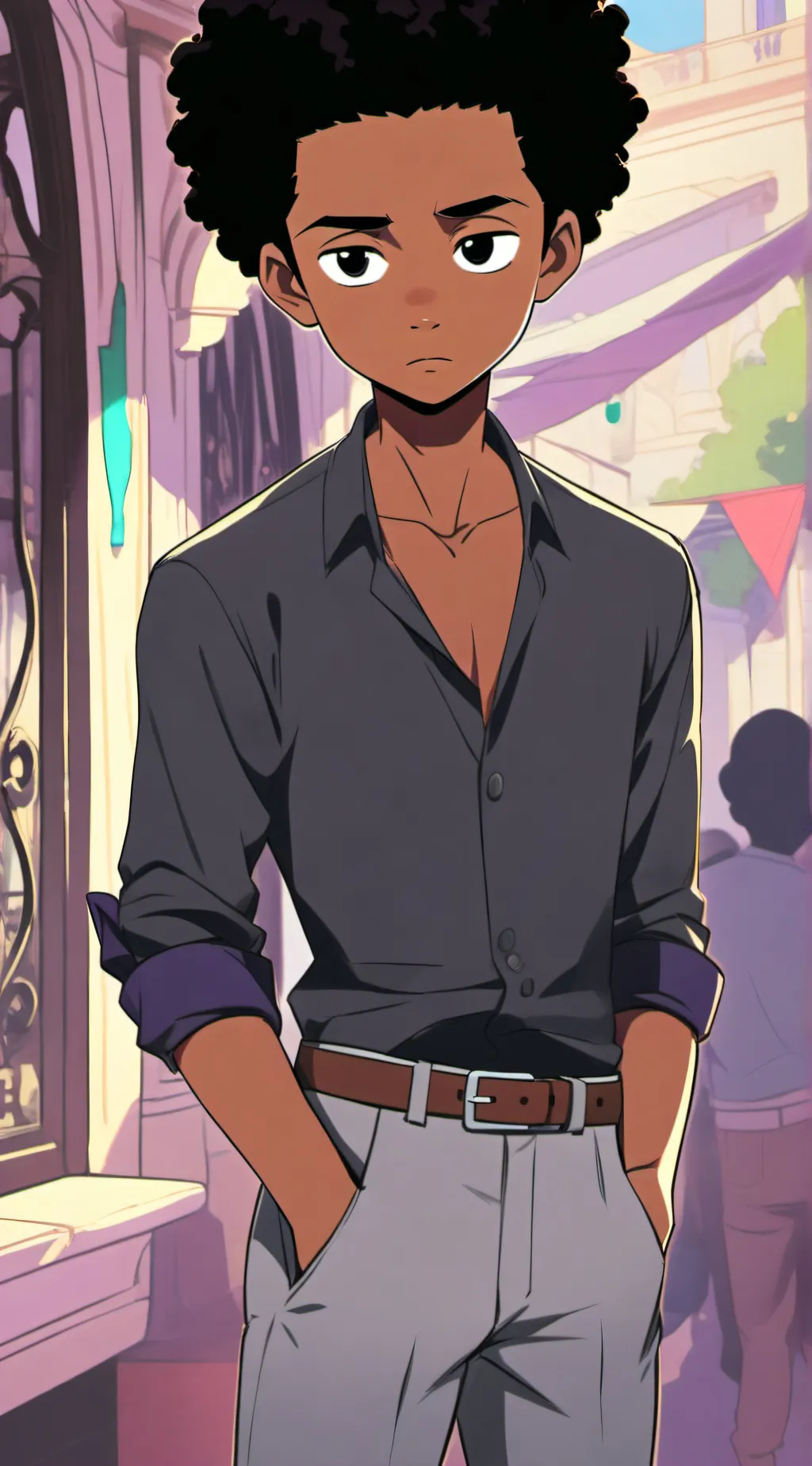 Talkie AI - Chat with Boondocks (male)