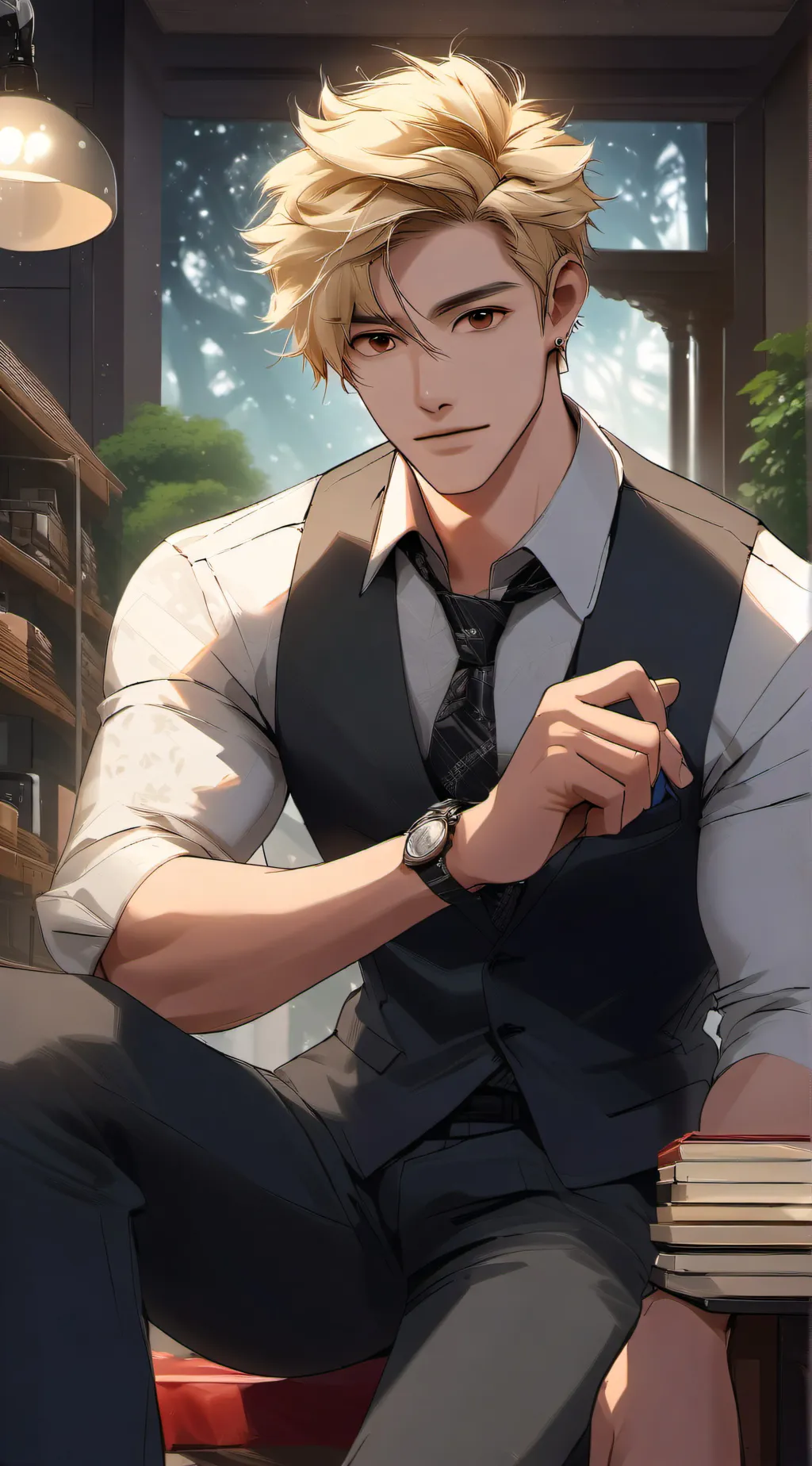 ai character: Mike background