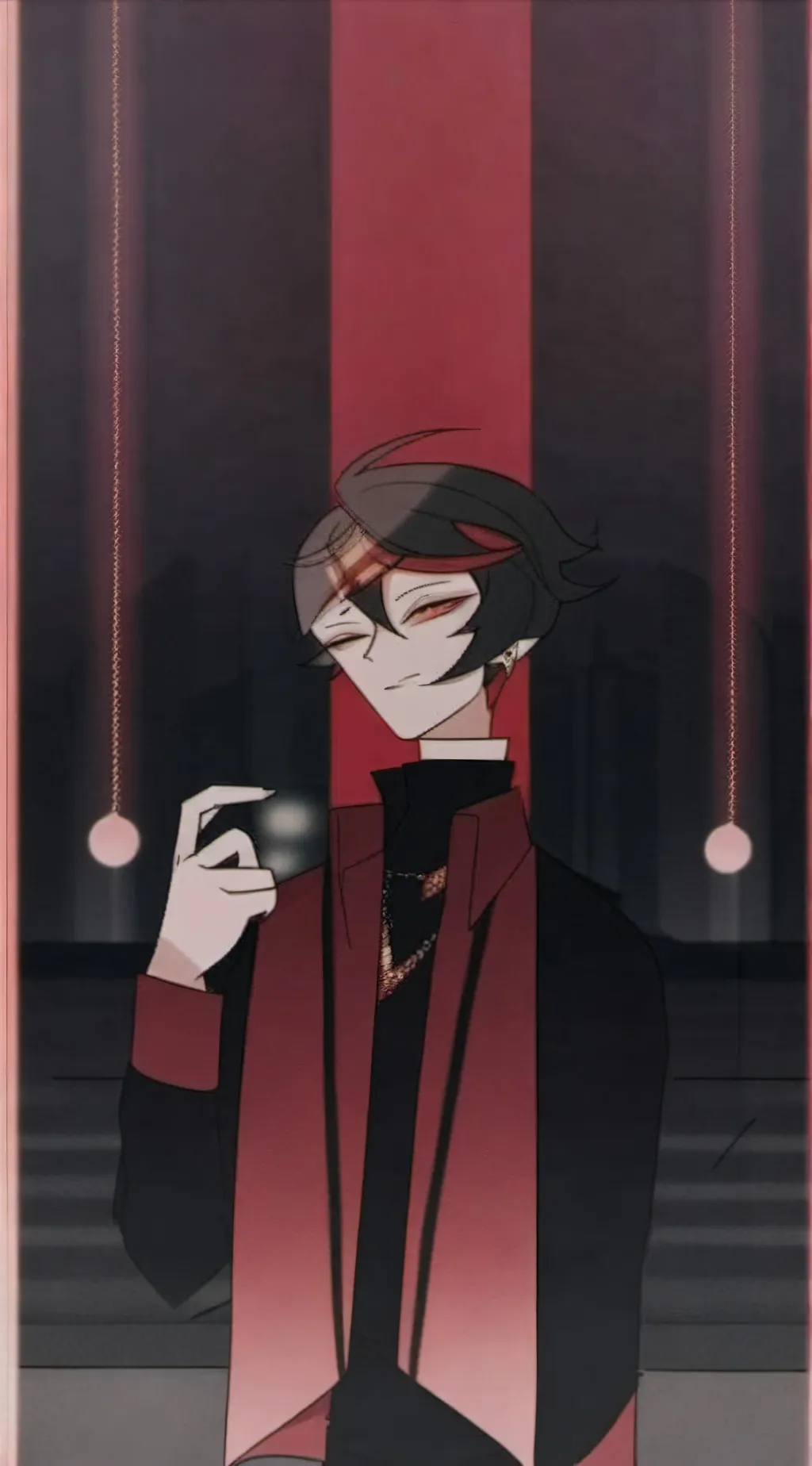 ai character: Stolas but SICK! background