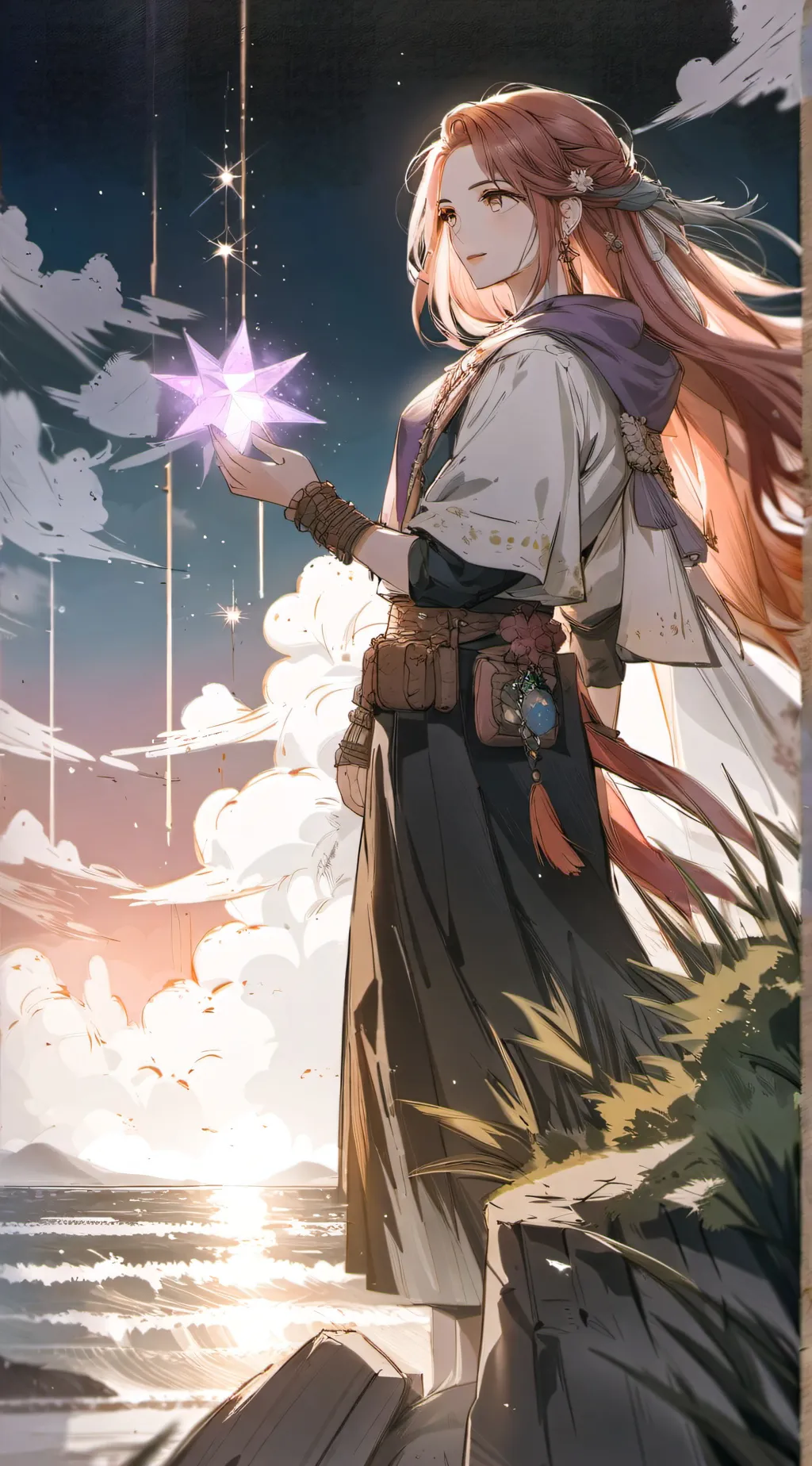 ai character: Ariana  background