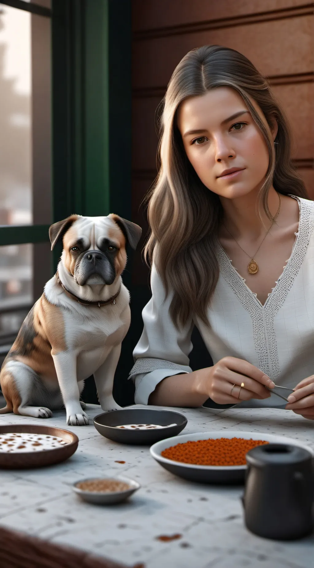 ai character: Jade background