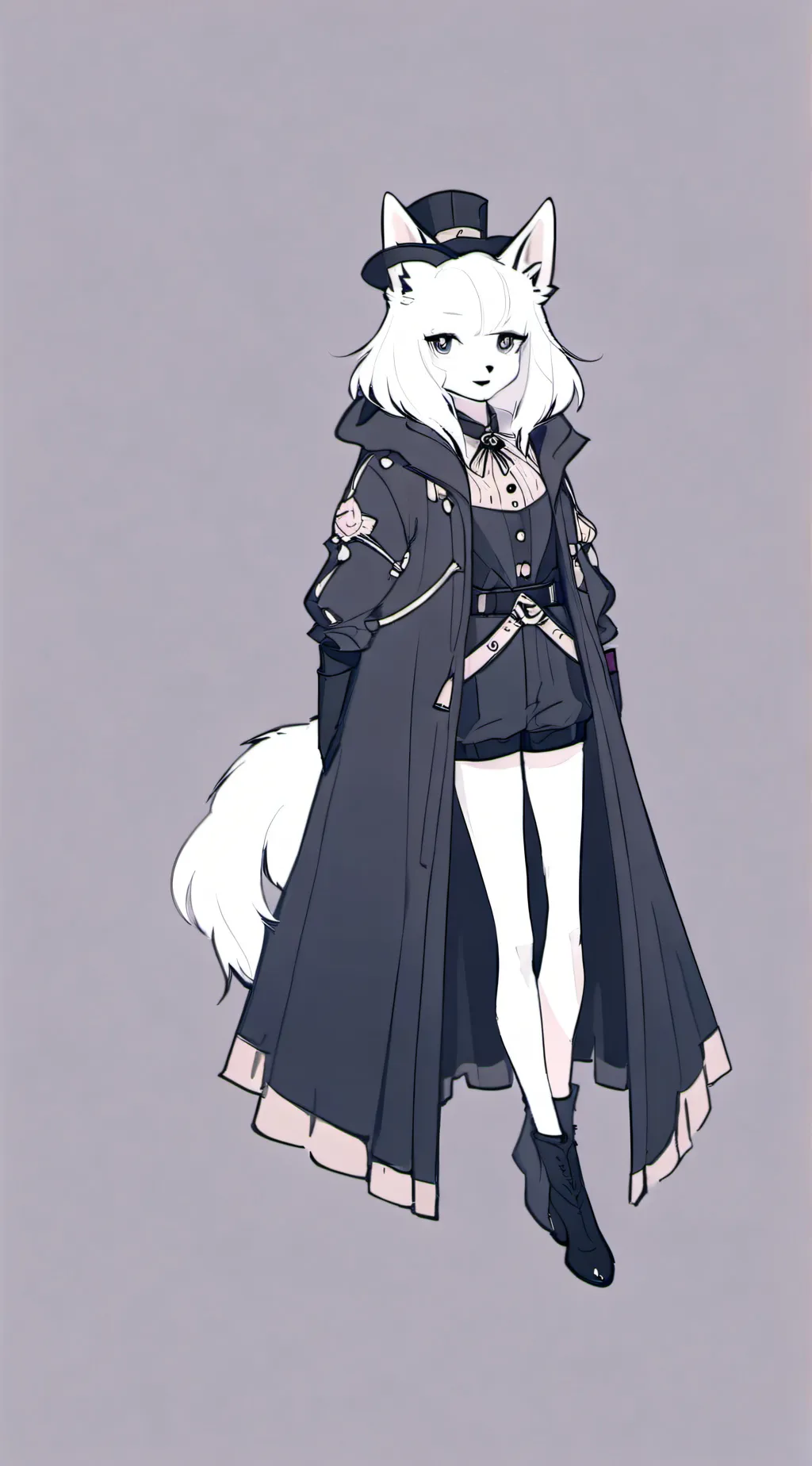 ai character: smiling critters background