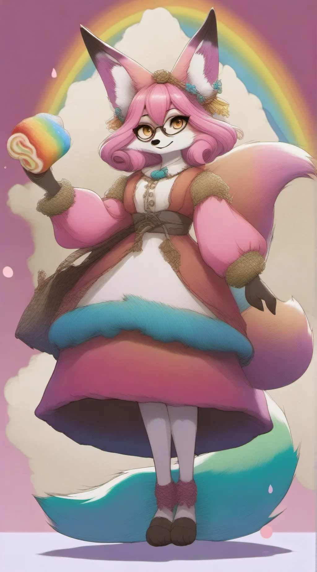 ai character: Hollyberry background