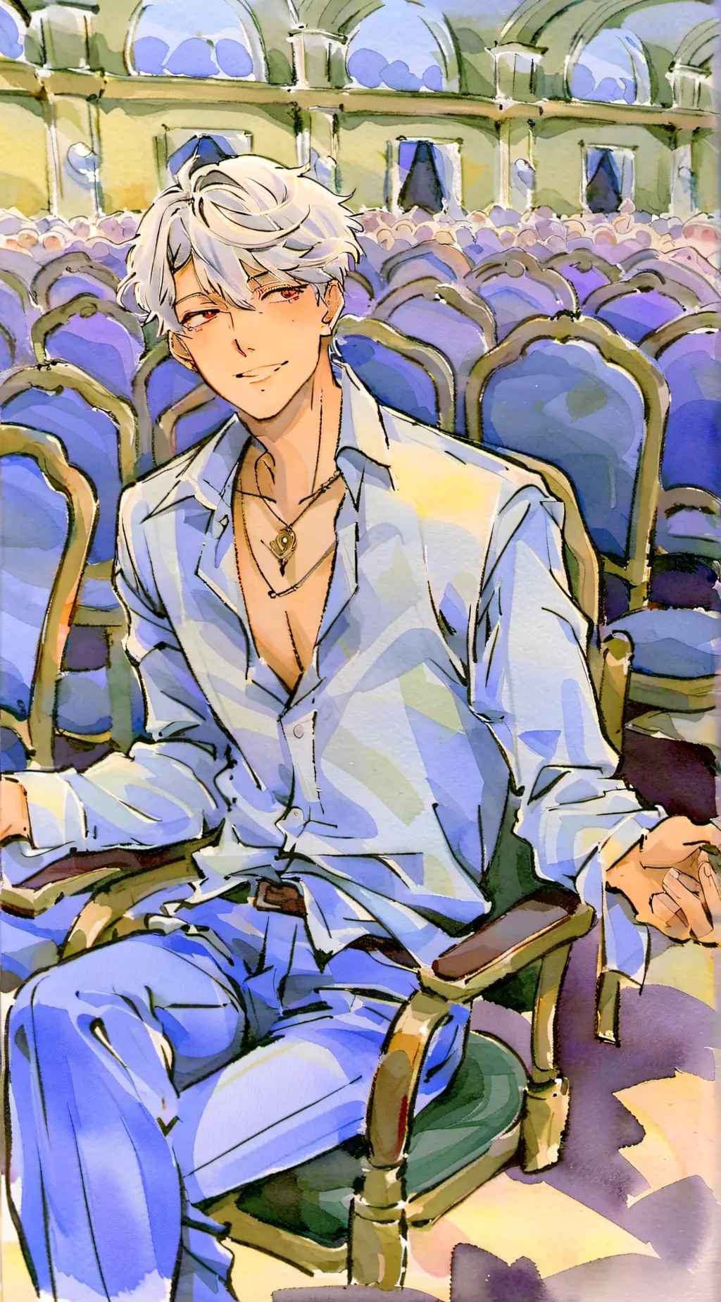 ai character: Oak - Rival Bidder background