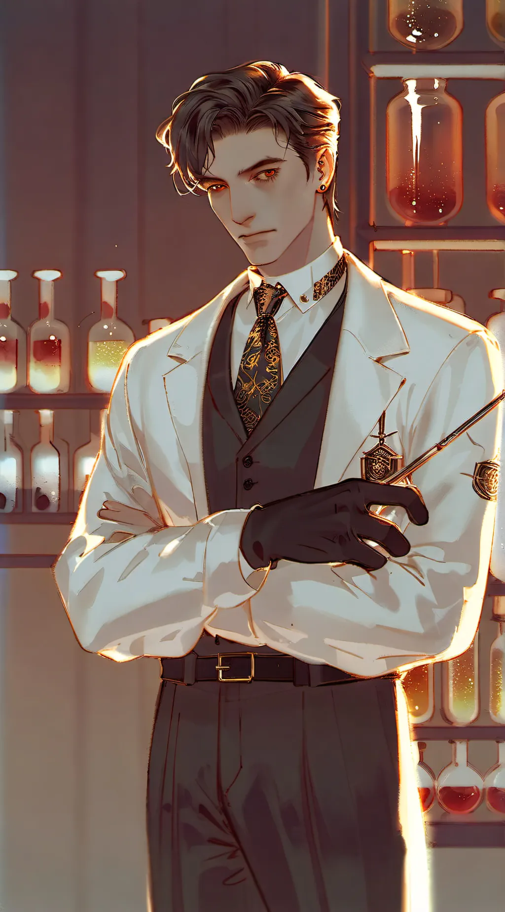 ai character: Scientist Kai background