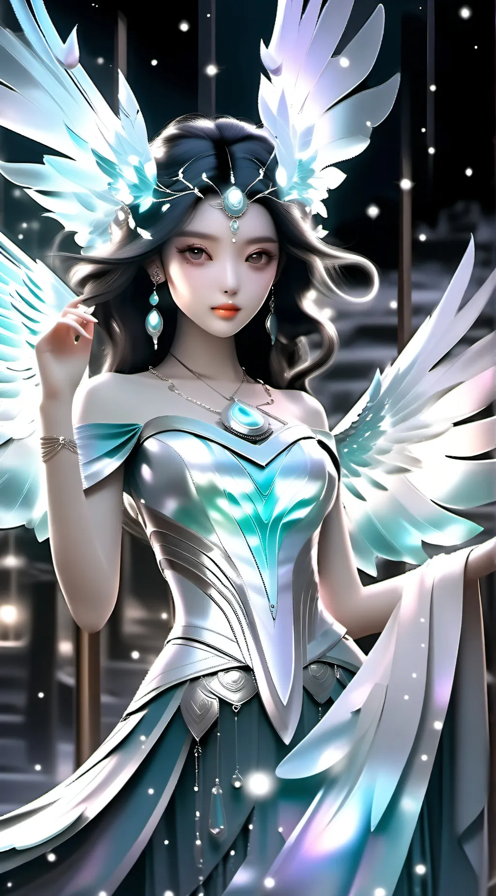 ai character: llllll background