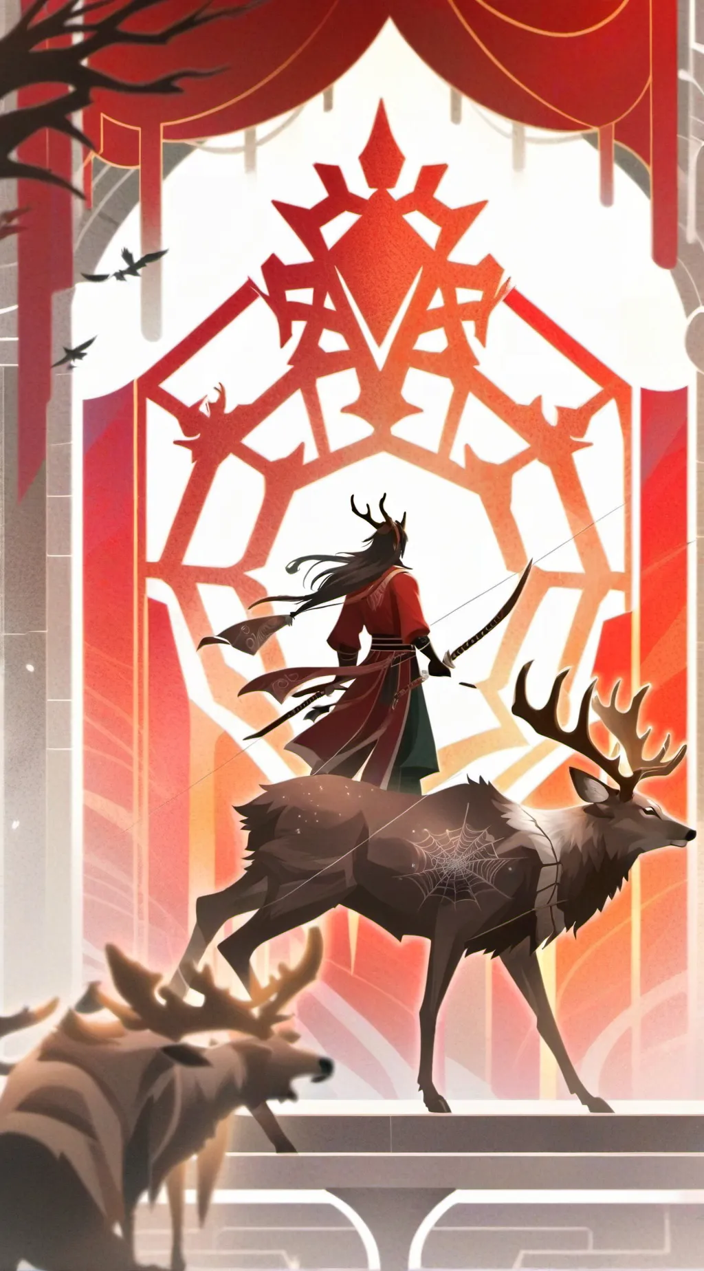 ai character: radiodust background