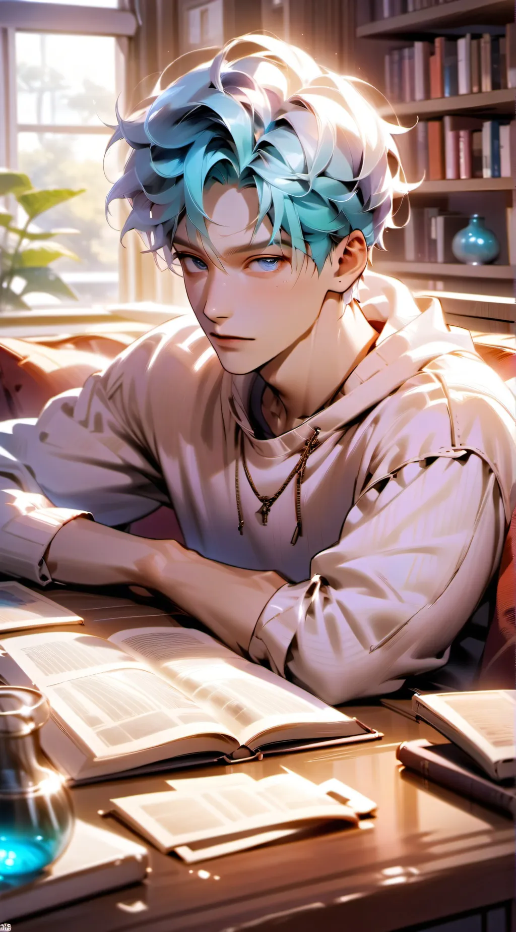 ai character: Leo background