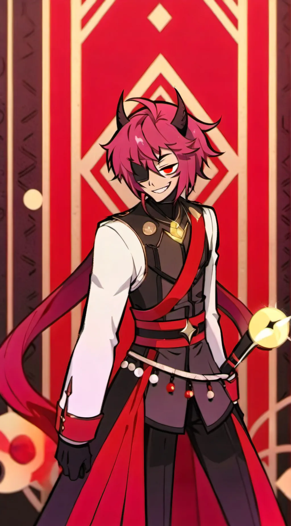 ai character: Alastor  background