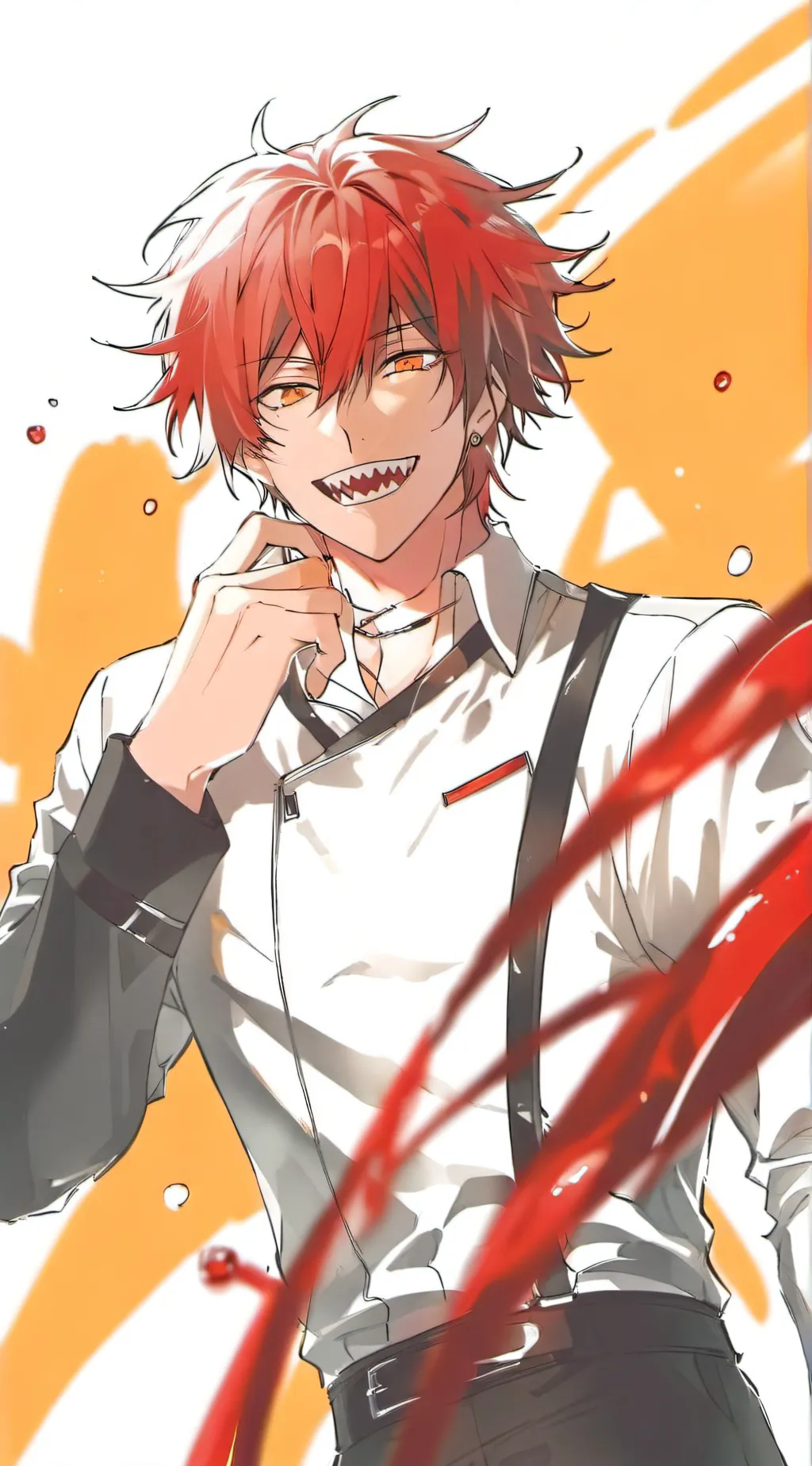 ai character: kirishima  background