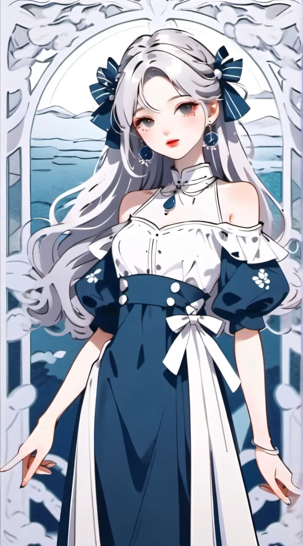 ai character: Star  background